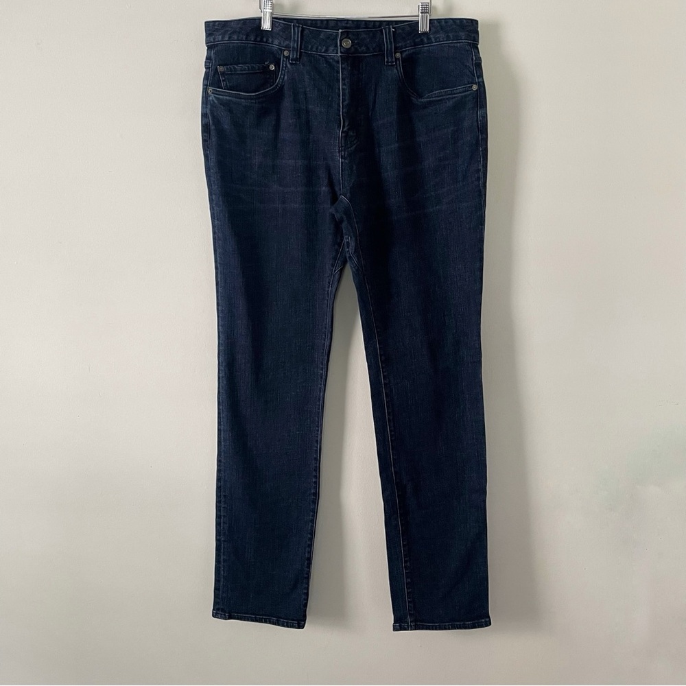 Prana Men's Dark Wash Slim Fit Denim Jeans Size 36x34